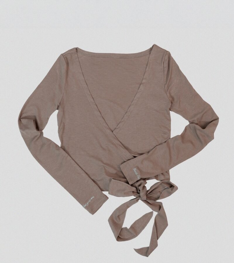 ALWAYS READY WRAP BLOUSE